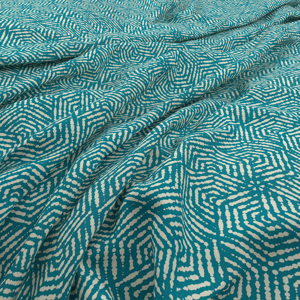 Sorrel Teal Fabric By The Metre - Marks & Spencer